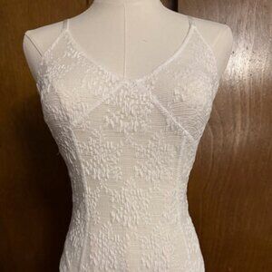NWT Free People Intimately Ready To Go Lace Bodysuit In Clean Ivory Size Medium